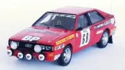Model Car Rally Scale 1:43 Trofeu Audi Quattro Rally Monte Carlo 1982 Auto