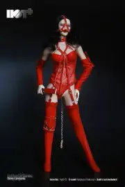 1/6 Female Sexy Leather Harness Red Set For 12 “ph Tbl Action Figure Body