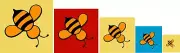 BUMBLE BEE Stencil SET 9514- Reusable DIY Sign Stencils 2" thru 6"