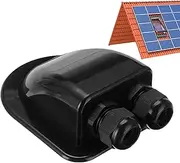 Solar Panel Junction Box | Solar Panel Wire Box Double Entry - Multi-Function Cable Connector Engineered Wire Routing Solutions for Sheds, Yachts, Machine Room