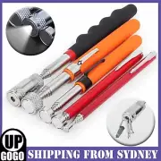 5 Pcs Portable Magnetic Pick Up Tool Extendable Telescopic LED Torch Magnet Rod
