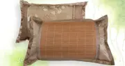 2 Pieces Bamboo Pillow Cover Pillow Cases Bamboo Mat Bamboo Cover 竹枕套