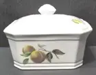 Cordon Bleu BIA Terrine / Casserole Dish with Lid, New, 7", Decorated with Fruit