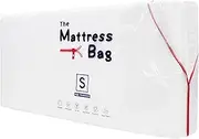 The Mattress Bag - Thick Plastic Mattress Protector Cover - 7 Different Sizes - Heavy Duty, Waterproof & Tear Resistant Storage Bag - for Moving, Storage & Transport (Single 92cm x 188cm)