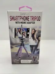 Core Audio Smartphone Tripod With Mount Adapter Fits Up To 6.1" PURPLE