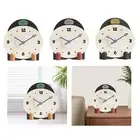 Desk Clock Analog Farmhouse Kitchen Counter Shelf Living Room Table Clock