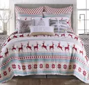 Levtex Silent Night Teal Quilt Set King/Cal King Size