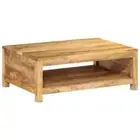 Coffee Table Living Room Side Table Wooden Sofa Table Solid Wood Mango vidaXL