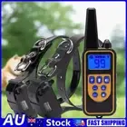 AU 800m Remote Control Waterproof Vibration Dog Anti Barking Training Collar Kit