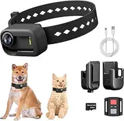 Yolansin 4K Cat Collar Camera, WIFI Dag Camera with 64GB SD Card, Mini Pet Camera for Video Records Dog Collar Camera for Pet Supplies Camera for Cats Dogs Outdoor/Inoor Puppy Supplies Birthday Gift