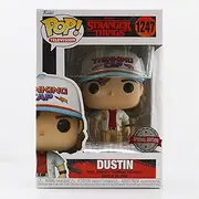 Funko Stranger Things Dustin in Dragon Shirt Pop Vinyl Figure, Multicolor (62390)