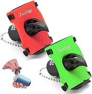 Zurligi Kraken Shotgun Tool, 2 Pack Innovative Multi-Function Krak in Shotgun Bottle Opener with Keychain, for Golf Course, Beach, Grad Party, Bachelorette Party, College,Home