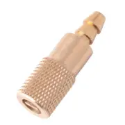 Car 6mm Tyre Tire Inflator Valve Connector Tyre Air Pump Chuck Valve Clip Bras3C