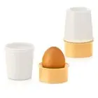 New Tupperware Set of 2 Egg Cups Egg Storage Capsule