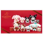 GODIVA 禮品套裝  每年都很受歡迎的GODIVA套裝HELLO  KITTY用絲帶裝扮得可愛玉桂狗美乐蒂凱蒂貓