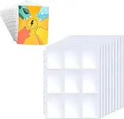 450 Pockets Trading Cards, 25 Pages Pro 9-Pocket Empty Collector Folder, File Folder, Trading Cards, Pocket Pages, A4 Clear Card Pocket, Waterproof Scrapbook