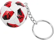 Totority Soccer Keychain Football Key Ring: Mini Sports Ball Keychain For Backpacks Handbag Charms Soccer Fan Presents Purse Accessories