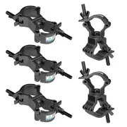 5 Pcs Dual 360 Degree Swivel Clamp for F24 Truss, fits 1-1/4"-1-3/8" (32-35mm...