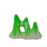 Mini Micro Castle for aquarium fish tanks ornament lime green 4 1/2" Length