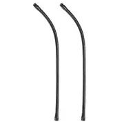 22" Microphone Gooseneck 5/8-27 Thread Flexible Tube Extension, Black, 2Pcs