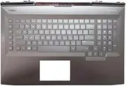 Laptop PalmRest&Keyboard for HP OMEN 17-AN128TX 17-AN129TX 17-AN130TX 17-AN131TX 17-AN134TX 17-AN135TX 17-AN136TX 17-AN140TX TPN-Q195 with RGB backlit United States US black New