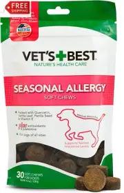 Vet'S Best Seasonal Allergy Soft Chew Dog Supplements | Soothes Dogs Skin Irrita