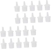 Mikinona False Eyelash Glue Eyelash Grafting Bottle Plugs 60pcs Small Glue Bottle Tips for Nozzle Accessory Replacement