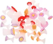 LIFKOME 32 pcs Daisy Toe Separators for Women Silicone Nail Polish Separators Comfortable and Reusable Tools for Home Salon Use Fashionable and Practical Nail Supplies