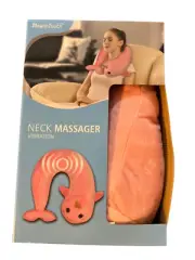 HealthTouch Vibration Neck Massager Pink Unicorn Requires 2 AA Batteries.NIB