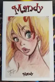 Mandy Tribute to Dean Yeagle Comic Dean Yeagle Sketch Card Showcase Variant