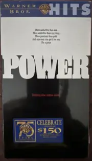 Power VHS BRAND NEW WARNER BROTHERS RICHARD GERE GEBE HACKMAN