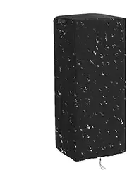 Black Waterproof Popcorn Cart Cover - Protective Dust Shield with Windproof Buckles - Heavy-Duty Oxford Fabric for Secure Indoor and Outdoor Machine Storage