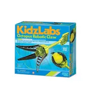 4M KidzLabs Octopus Robotic Claw Bionic DIY Build Grabber Kids Learning Toy 8y+