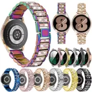 20mm Bling Strap + Case Screen Protector For Samsung Galaxy Watch 4 40/44mm Band