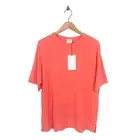 Ninety Percent Lena Oversized T-Shirt Size L NEW Organic Cotton Coral Pink