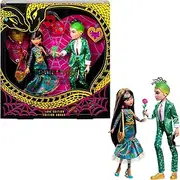 Monster High Dolls, Cleo De Nile and Deuce Gorgon Two-Pack, Valentine’s Day Collector Dolls