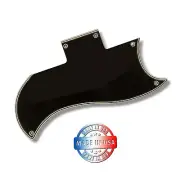 WIDE BEVEL 5 Ply Black/Cream Pickguard for Gibson SG '61 Reissue Standard '61