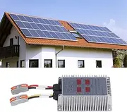 Weatherproof Solar Controller, MPPT Solar Battery Charge Controller with Adjustable Voltage, LED Display 24‑85V for Lithium, Corrosive, Sealed, Gel Batteries (400W)
