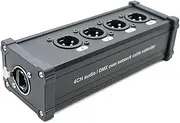 Suesacy Network Signal Extender Light Conversion Digital Network Cable to Analog Signal Distribution Transmission Box(A)