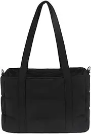 Cat Carriers Soft-Sided Lightweight Pet Tote Bag Sturdy Puppy/Dogs/Cats/Bunny Purse Bag with Base Support Plate for Walking, Subway, Shopping, Hiking, Traveling,Black