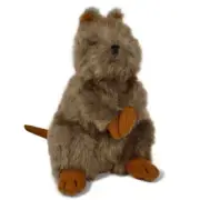 DINKI DI ENDANGERED AUSSIE QUOKKA SOFT ANIMAL PLUSH TOY 16cm **NEW**