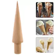 Wooden Ice Cream Cones Mold Popsicle Maker Gelato Molds
