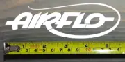 AirFlo Decal Sticker Fly Fishing Line Trout Abel Ross Reels Rainbow Brown White