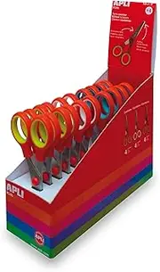 Apli Kids Children's Scissors - Assorted Colours (Box of 12)