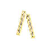 9ct Gold Diamond Huggies