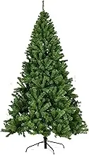 4 ft/1.2m Artificial Christmas Xmas Green Tree with 200 Tips, Solid Metal Stand, and Luxury Green Christmas Decoration Perfect for Indoor and Outdoor Holiday Decoration