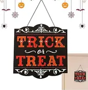 Halloween Welcome Door Sign,Wooden Bat Wall Decor | Home Spooky Decor Sign Halloween Wall Hangings Plaques Art for Front Door Decor for Porch