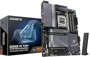 GIGABYTE B850 AI TOP AMD AM5 LGA 1718 Motherboard, ATX, DDR5, 3X M.2, PCIe 5.0, USB-C, WIFI7, 10GbE LAN, EZ-Latch, 5-Year Warranty