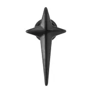 3pc Titanium Steel Rock Cross Star Earrings Trendy Ear Stud for Men