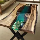 Epoxy Table Top, Center Table Top, Live Edge Walnut Table,Custom Order Table Top